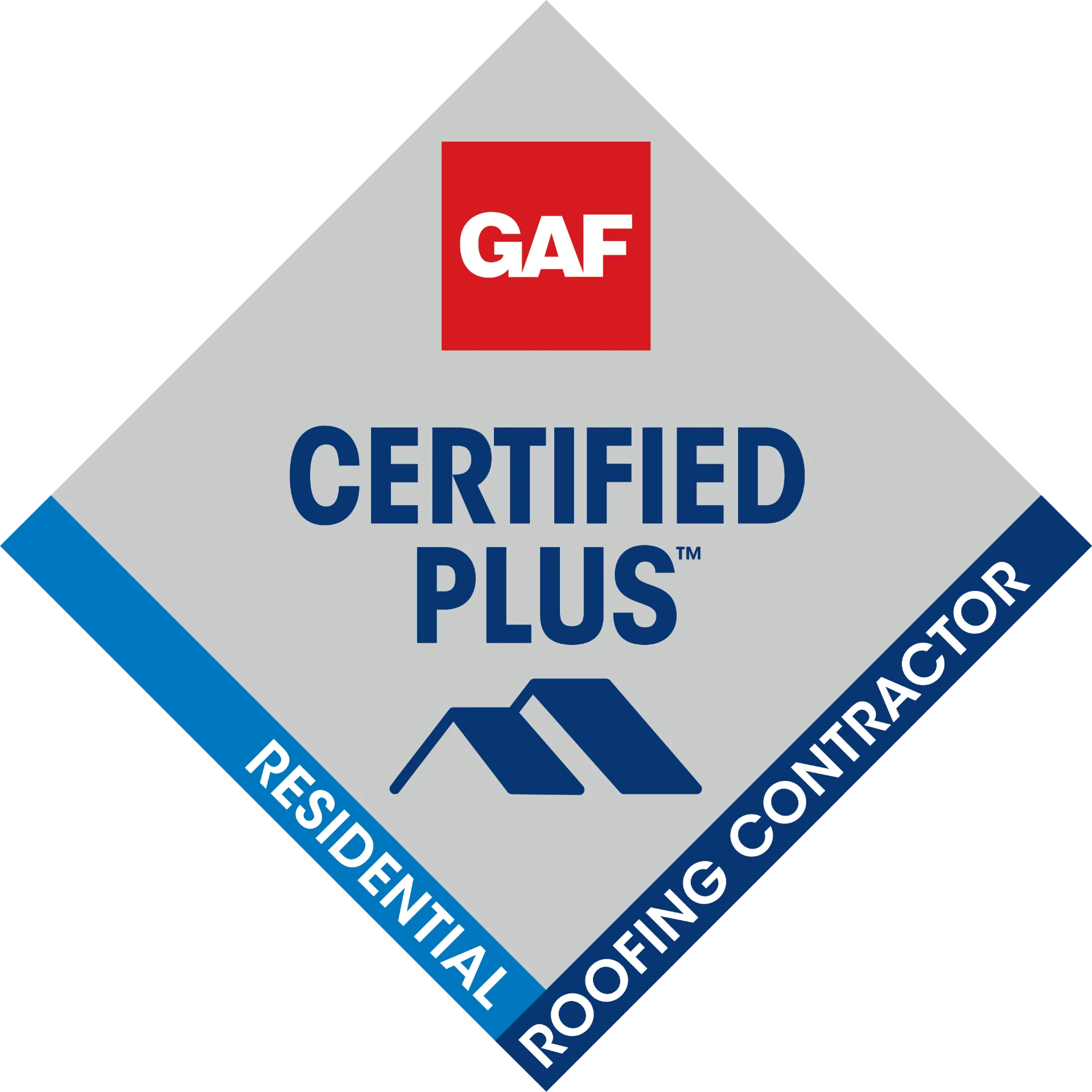 GAF Certified Plus Residential Roofing Contractor